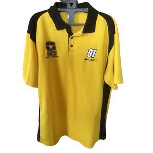 Checkered Flag Nascar US Army Strong Dale Earnhart Polo Jersey  23" Pit to Pit